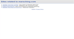Desktop Screenshot of marsching.com