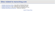 Tablet Screenshot of marsching.com